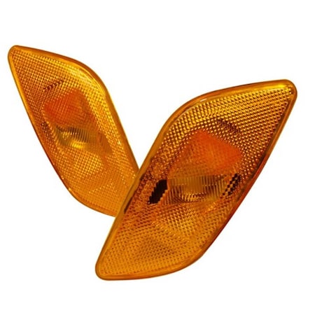 Overtime Side Marker Lights for 02 to 03 Subaru Impreza & WRX Amber - 2 x 9 x 3 in. OV2654121